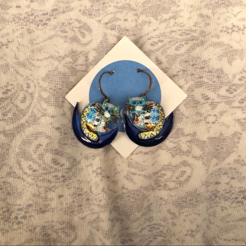 Handmade Crazy Kitty Earrings